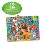Primul meu mare puzzle de podea Prietenii padurii 12 piese 60.96x45.72 cm asamblat